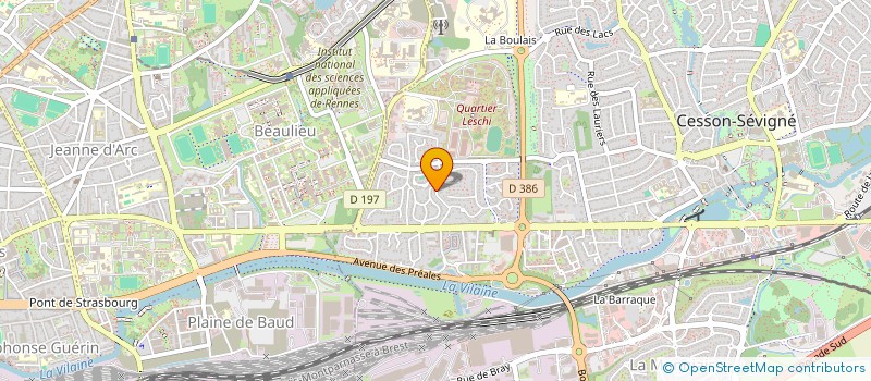 localisation de l'entreprise CESSON TOUCHE ABLIN  CESSON-SEVIGNE