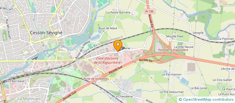 localisation de l'entreprise CESSONDIS à CESSON-SEVIGNE