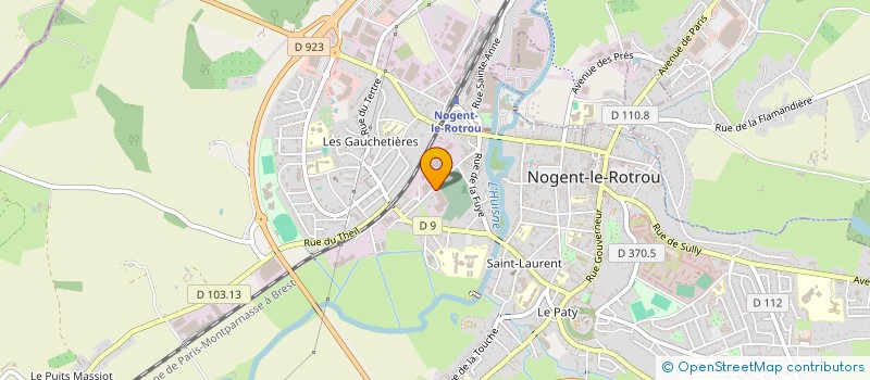localisation de l'entreprise CESSOT DECORATION à NOGENT-LE-ROTROU