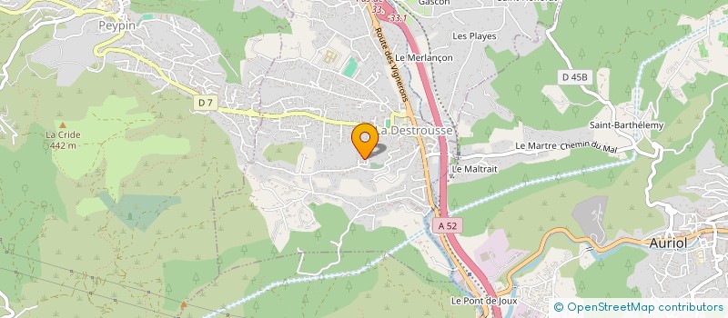 localisation de l'entreprise CEST GOURMAND  LA DESTROUSSE