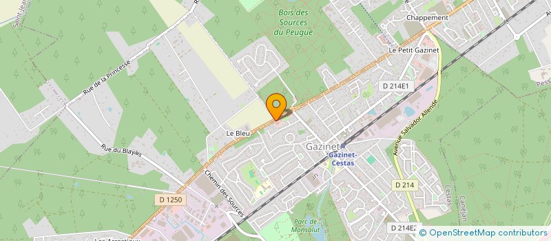 localisation de l'entreprise CESTAS LOCATION VEHICULES  CESTAS