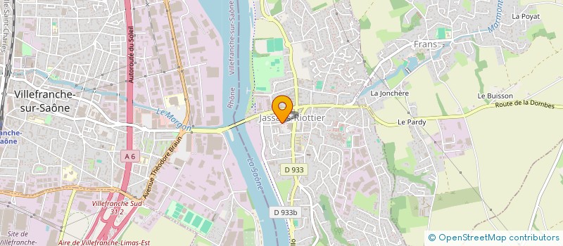 localisation de l'entreprise CESTE à JASSANS-RIOTTIER