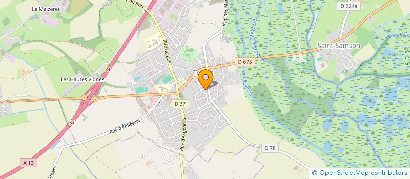 localisation de l'entreprise CESTEL  TROARN