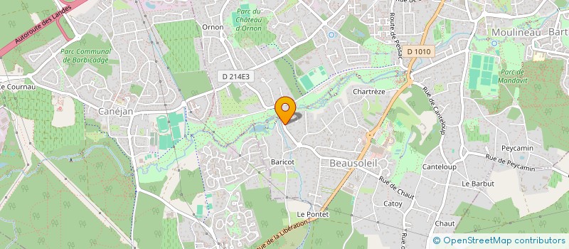 localisation de l'entreprise CESTHUS  GRADIGNAN