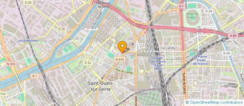 localisation de l'entreprise CESTILISTE à SAINT-DENIS