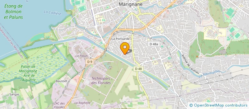 localisation de l'entreprise CESTINY  MARIGNANE
