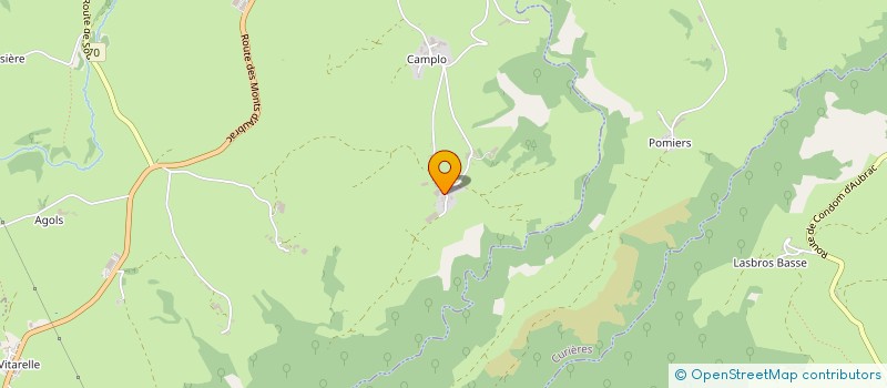 localisation de l'entreprise CESTRIERES ENERGIE  MONTPEYROUX