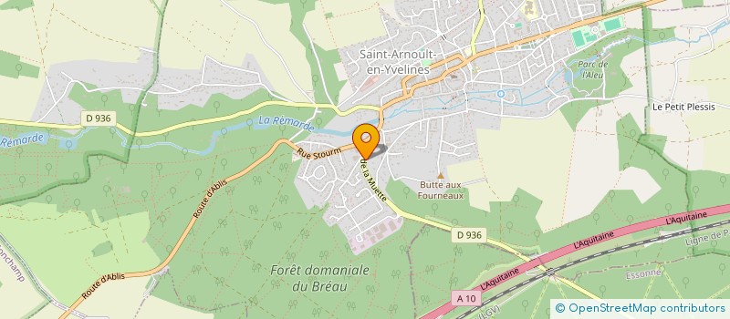 localisation de l'entreprise CESTROS à SAINT-ARNOULT-EN-YVELINES