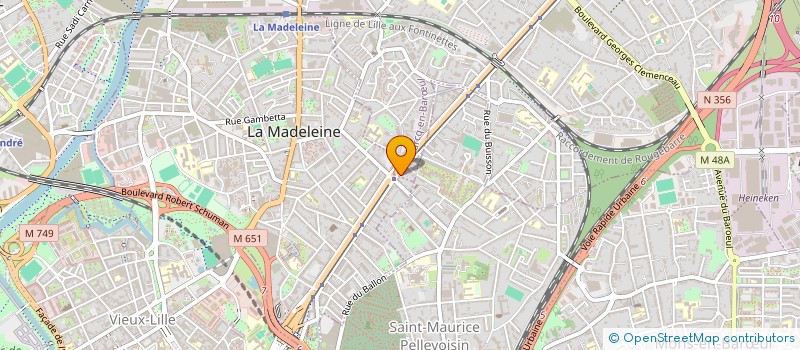 localisation de l'entreprise CESURE à MARCQ-EN-BARŒUL