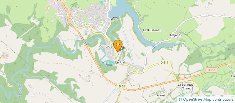 localisation de l'entreprise CESY  PONT-DE-SALARS