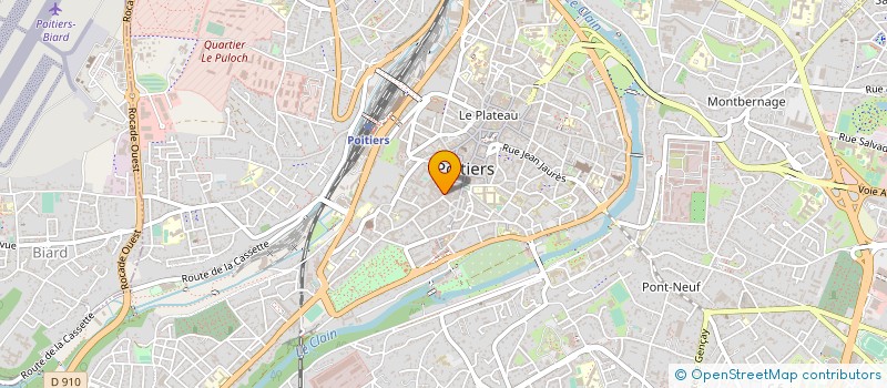 localisation de l'entreprise CESYL à POITIERS