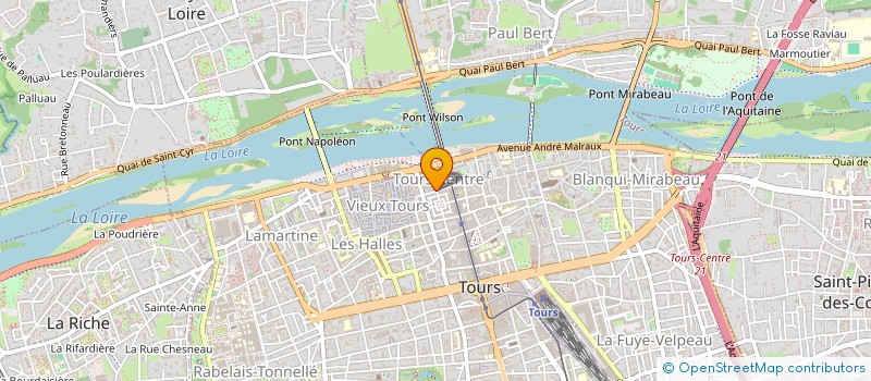 localisation de l'entreprise CESYL à TOURS