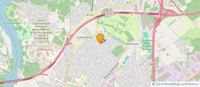 localisation de l'entreprise CESYL  CARQUEFOU