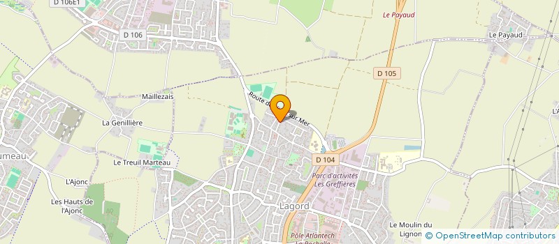 localisation de l'entreprise CESYL  LAGORD