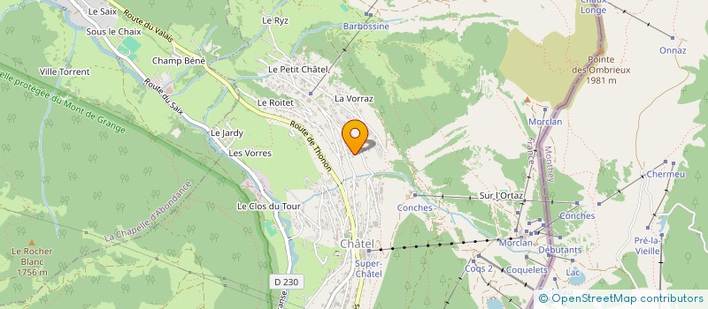 localisation de l'entreprise CESYMA à CHATEL
