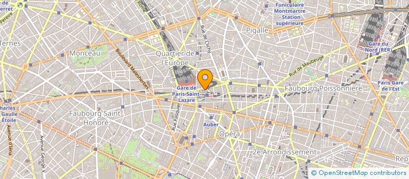 localisation de l'entreprise CET à PARIS