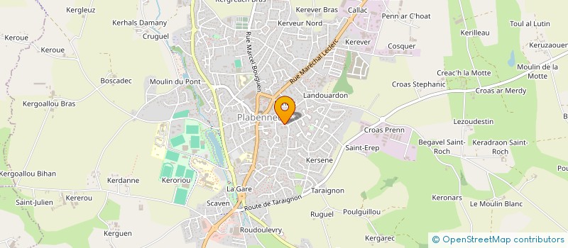localisation de l'entreprise CET à PLABENNEC