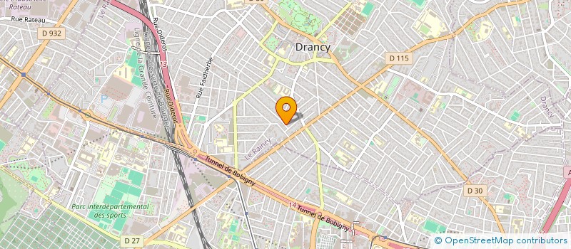 localisation de l'entreprise CET BAT  BOBIGNY