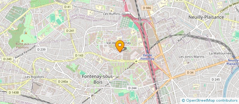 localisation de l'entreprise CET PRO à FONTENAY-SOUS-BOIS