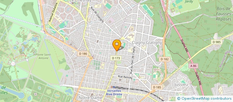 localisation de l'entreprise CET SOURCING PROJECT  LE CHESNAY-ROCQUENCOURT