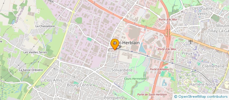 localisation de l'entreprise CET STERIA  SAINT-HERBLAIN