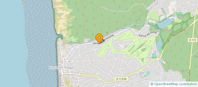 localisation de l'entreprise CET TELLIER  NEUFCHATEL-HARDELOT