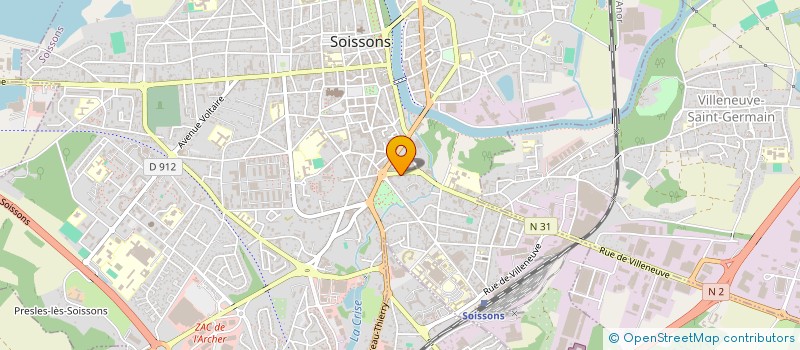 localisation de l'entreprise CETA DES TROIS VALLEES à SOISSONS