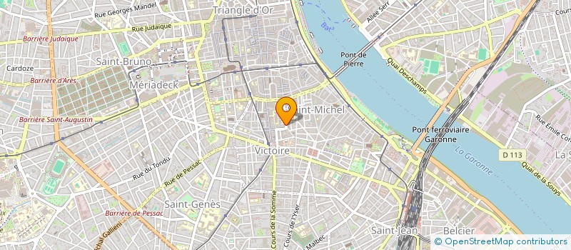 localisation de l'entreprise CETAM CTRE ETUDE TALENCAIS ARTS MARTIAUX à BORDEAUX