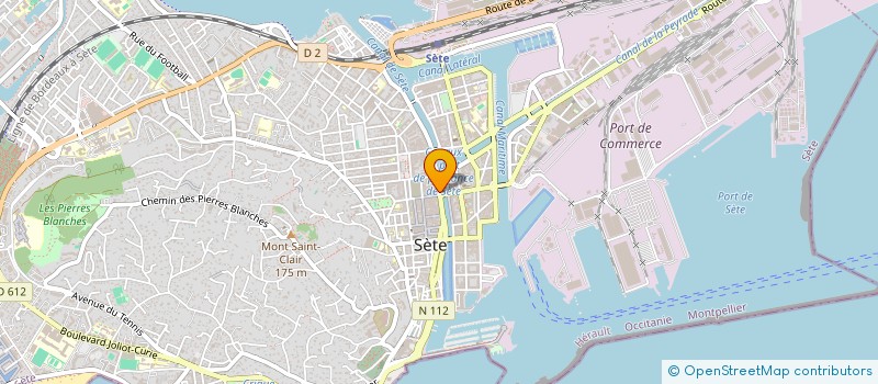 localisation de l'entreprise CETARA à SETE