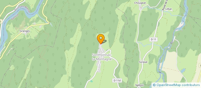 localisation de l'entreprise CETAS  SONTHONNAX-LA-MONTAGNE