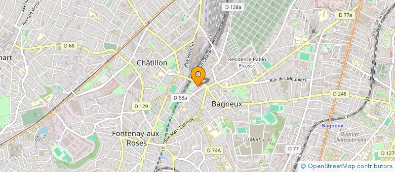 localisation de l'entreprise CETCO DEVELOPPEMENT à BAGNEUX