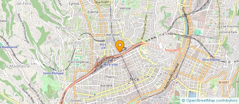 localisation de l'entreprise CETCOM à NICE