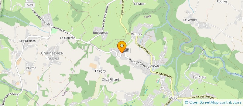 localisation de l'entreprise CETEAU  CUSY