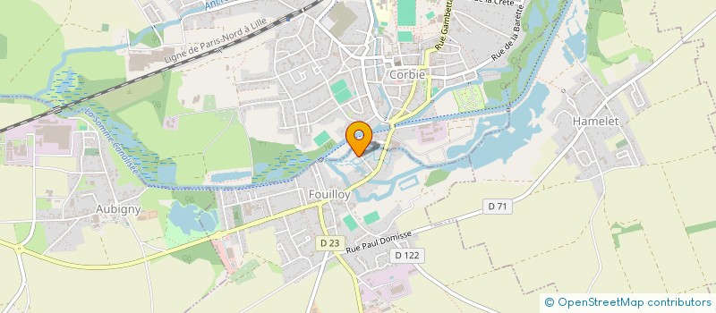 localisation de l'entreprise CETEC à FOUILLOY