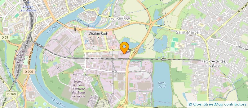 localisation de l'entreprise CETECO à BOURG-EN-BRESSE