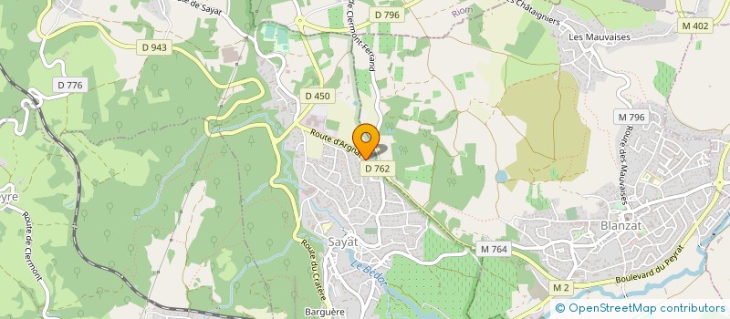 localisation de l'entreprise CETEK FINANCES à SAYAT