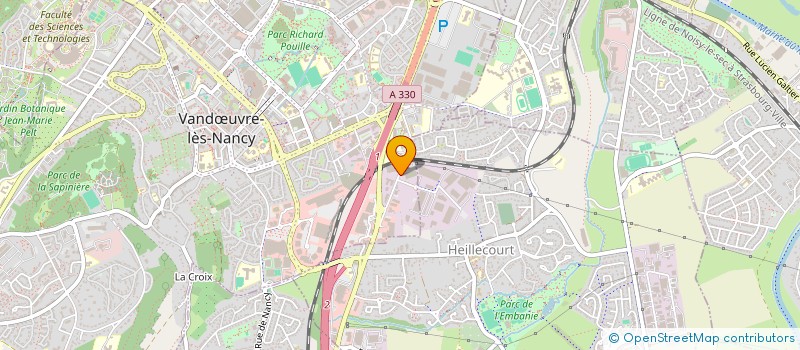 localisation de l'entreprise CETEKA IMMO  VANDUVRE-LES-NANCY