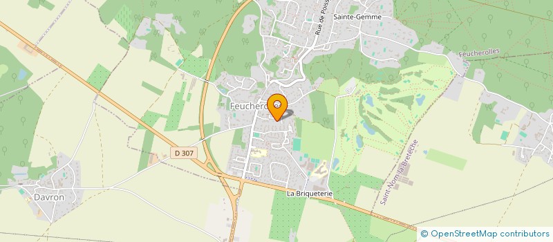 localisation de l'entreprise CETEL INGENIERIE  FEUCHEROLLES