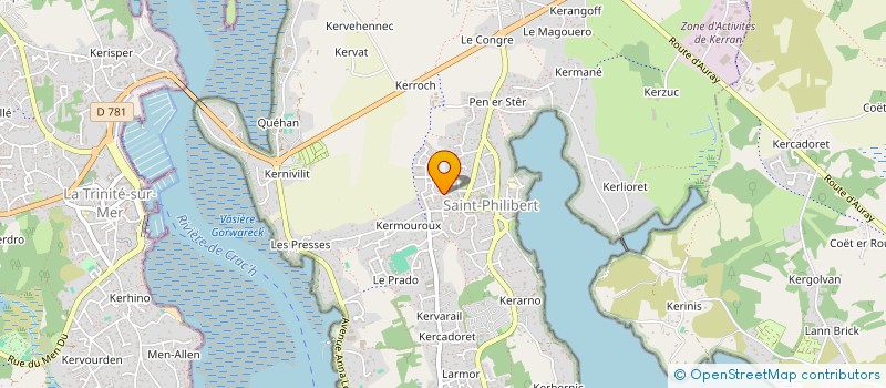 localisation de l'entreprise CETEL SERVICES à SAINT-PHILIBERT