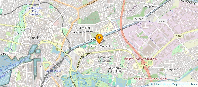 localisation de l'entreprise CETENIS à LA ROCHELLE