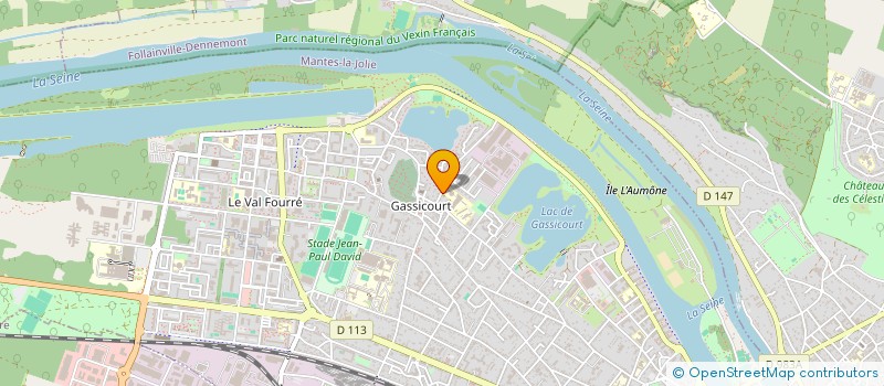 localisation de l'entreprise CETEO  MANTES-LA-JOLIE