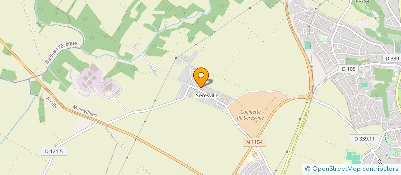 localisation de l'entreprise CETEP à MAINVILLIERS
