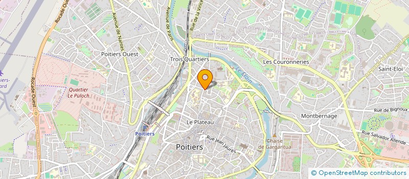 localisation de l'entreprise CETERIS PARIBUS - FORMATION  POITIERS