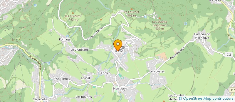 localisation de l'entreprise CETG IMMO  HUEZ