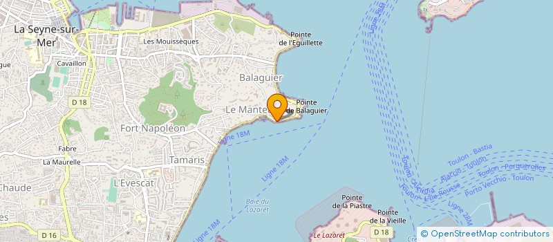 localisation de l'entreprise CETH à LA SEYNE-SUR-MER