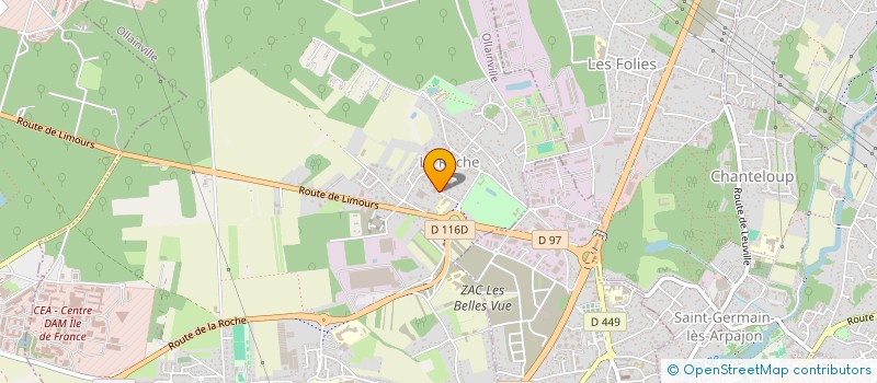 localisation de l'entreprise CETHAN  OLLAINVILLE