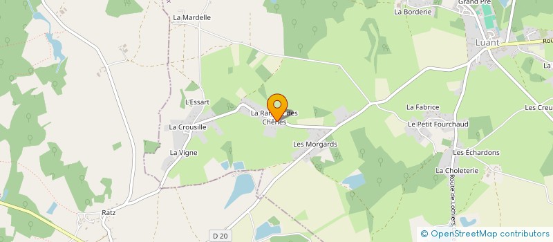 localisation de l'entreprise CETHEYA à LUANT