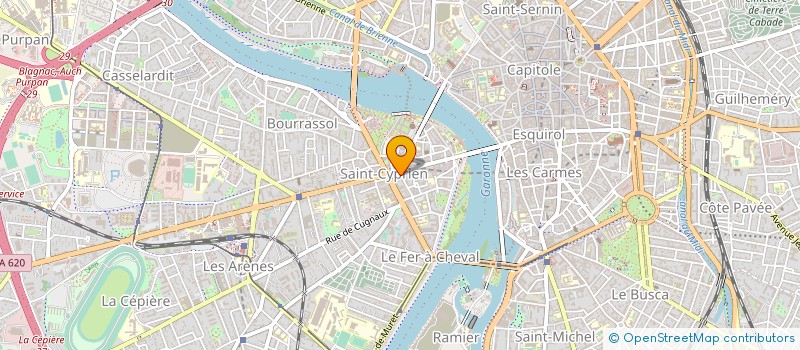 localisation de l'entreprise CETHI FROMAGES à TOULOUSE