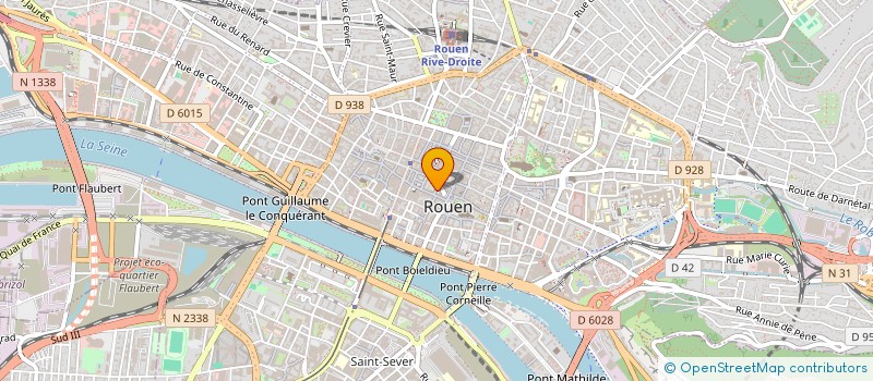 localisation de l'entreprise CETHO à ROUEN