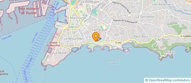 localisation de l'entreprise CETHY  TOULON